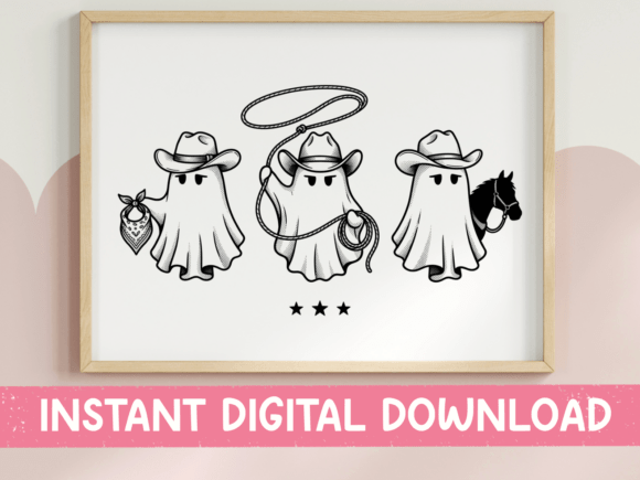 Cowboy Ghost Trio Roping Print: A Designer’s Review