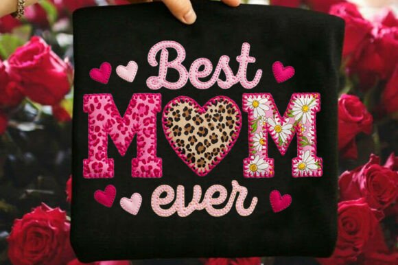 Review: Leopard Best Mom Ever Patchwork Shirt Design