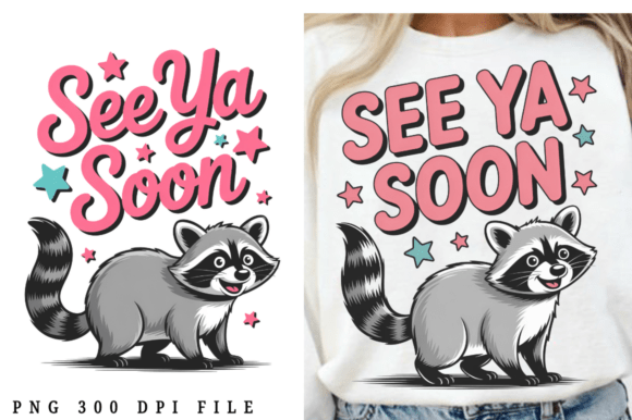 Review: See Ya Soon Raccoon PNG for Embroidery