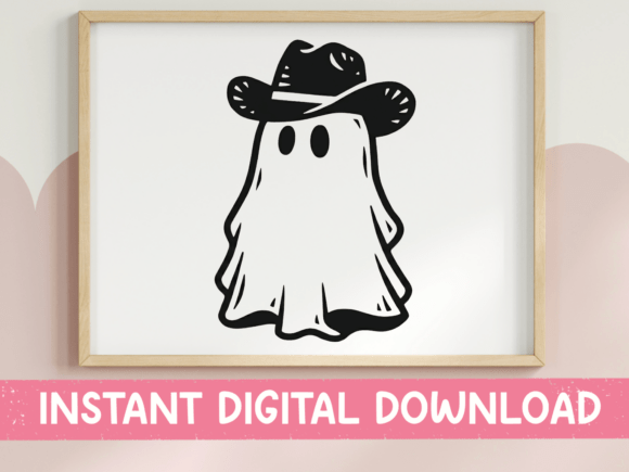 Review: Smiling Cowboy Ghost Halloween Design