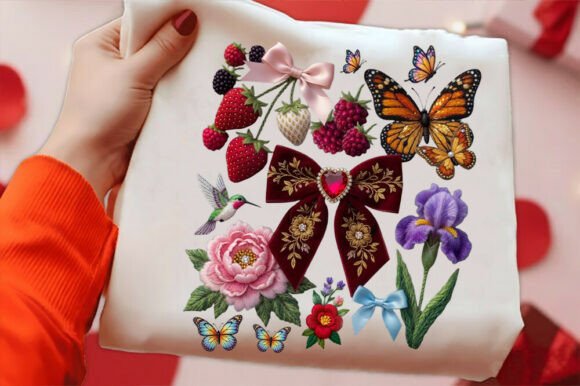 Review: Strawberry Coquette PNG for Embroidery
