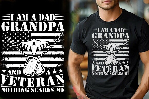 Review: USA Flag Dad, Grandpa & Veteran Design