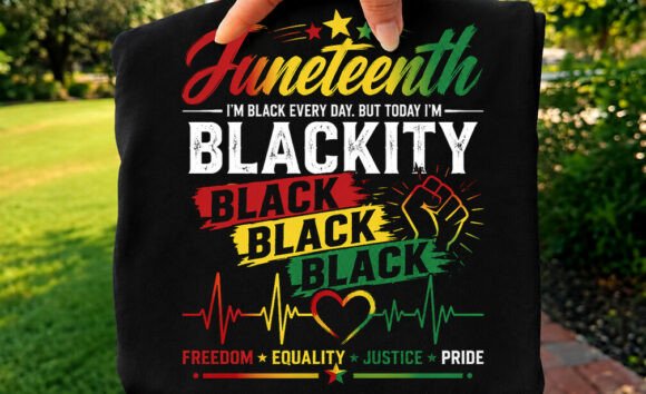 Reviewing Juneteenth Blackity Black T-shirt Png for Embroidery