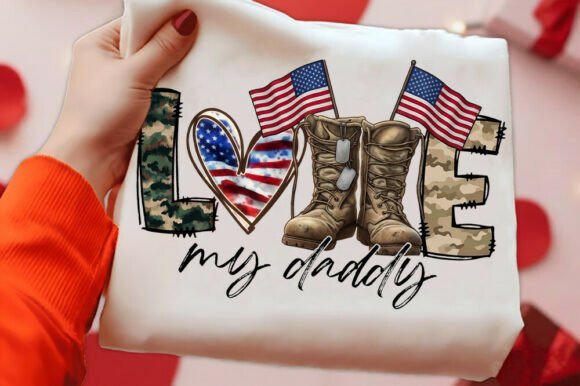 Reviewing the Military Dad USA Flag Design for Embroidery