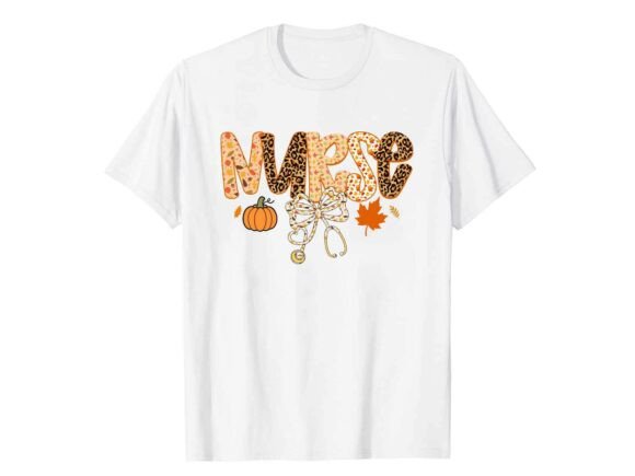 Reviewing the Nurse Pumpkin Bow Fall T-Shirt Design