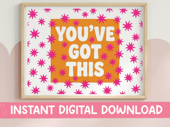 Reviewing Youve Got This Encouragement Star Print
